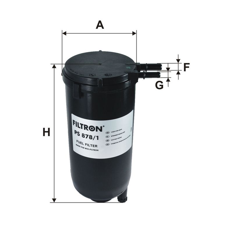 Kütusefilter, FILTRON PS 878, 1