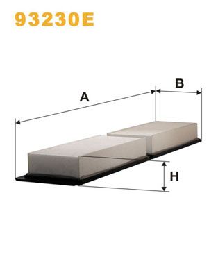 Filtr, vzduch v interiéru 93230E