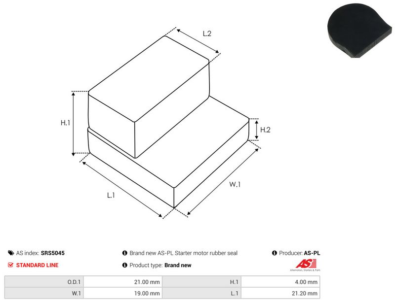 AS-PL SRS5045 Repair Kit, starter