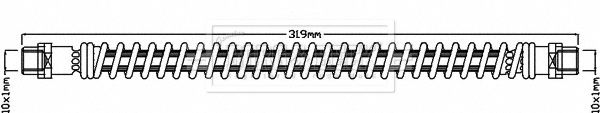 BORG & BECK fékcső BBH8118