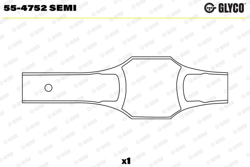 Product Bukse, Klanis GLYCO 55-4752 SEMI Image