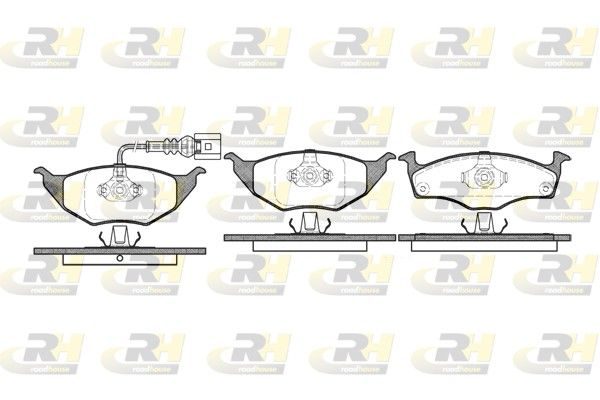 Комплект гальмівних накладок, дискове гальмо, Roadhouse 2718.11