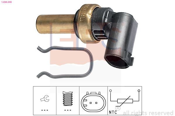 Sensor, temperatura del refrigerante