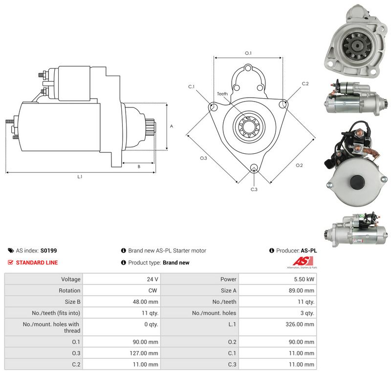 AS-PL S0199 Starter