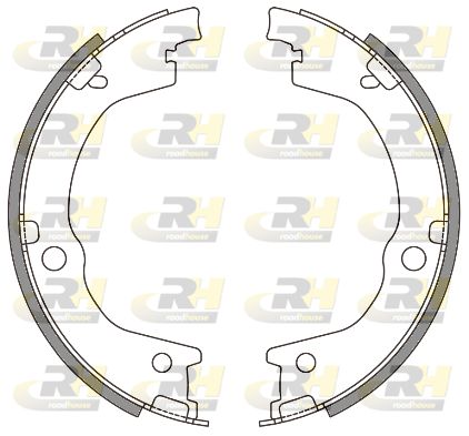 Комплект гальмівних колодок, стоянкове гальмо, Roadhouse 464400