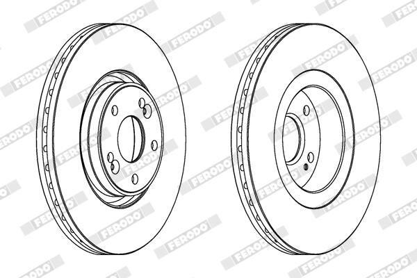 FERODO DDF1511C-1 Brake Disc