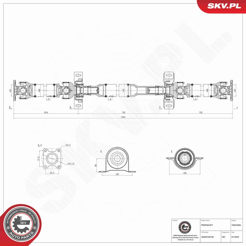 This part match OEM code: A639410310680