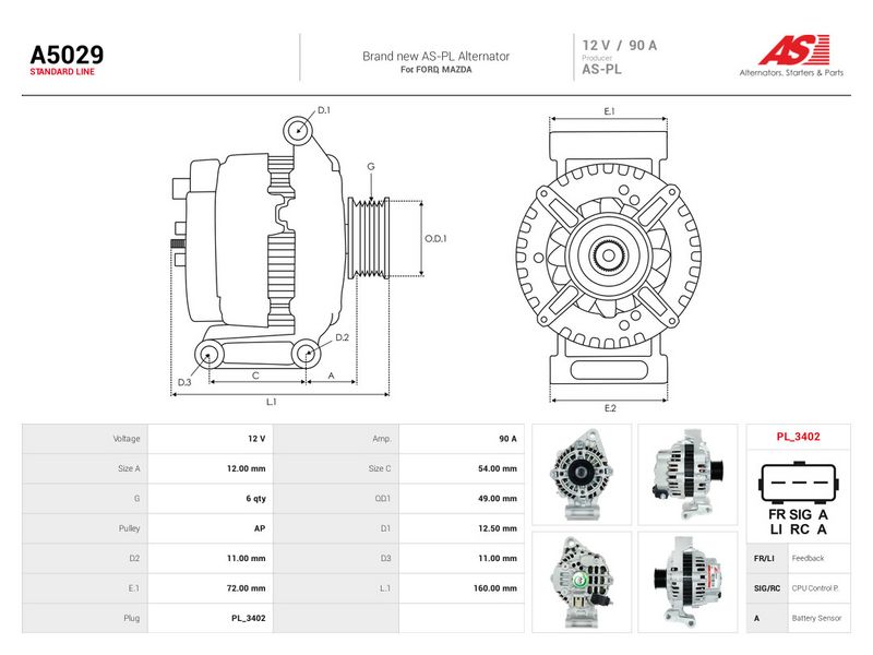 Prekė atitinka OEM kodą: 2S6T10300GB
