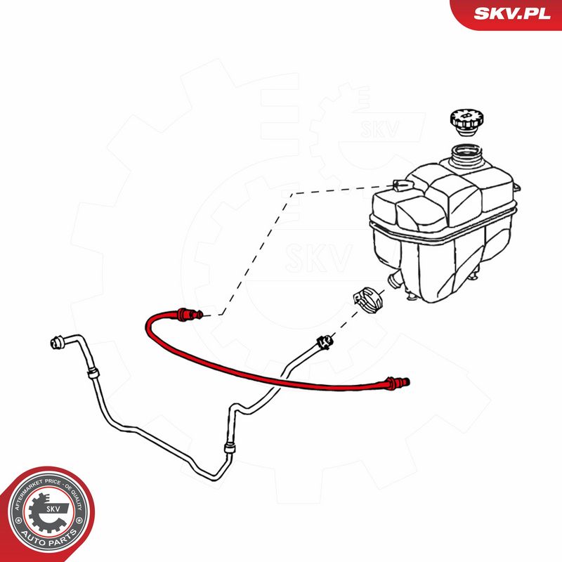 ESEN SKV 24SKV384 Radiator Hose