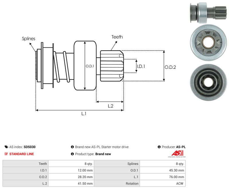 Vabajooks, starter, AS-PL SD5030