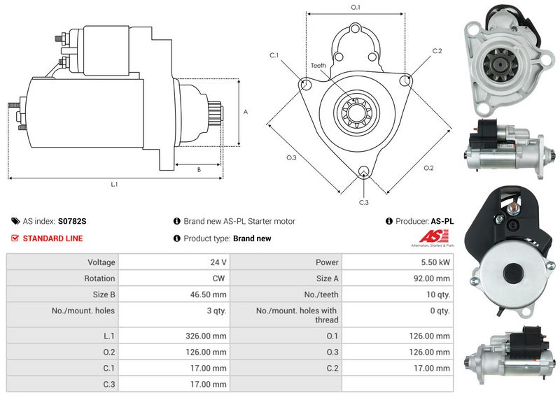 AS-PL S0782S Starter