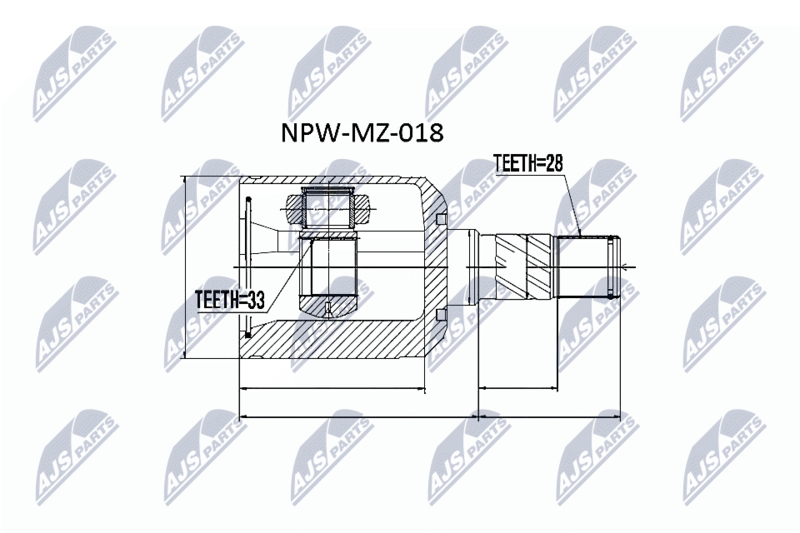 NPW-MZ-018 alkatrész NTY 