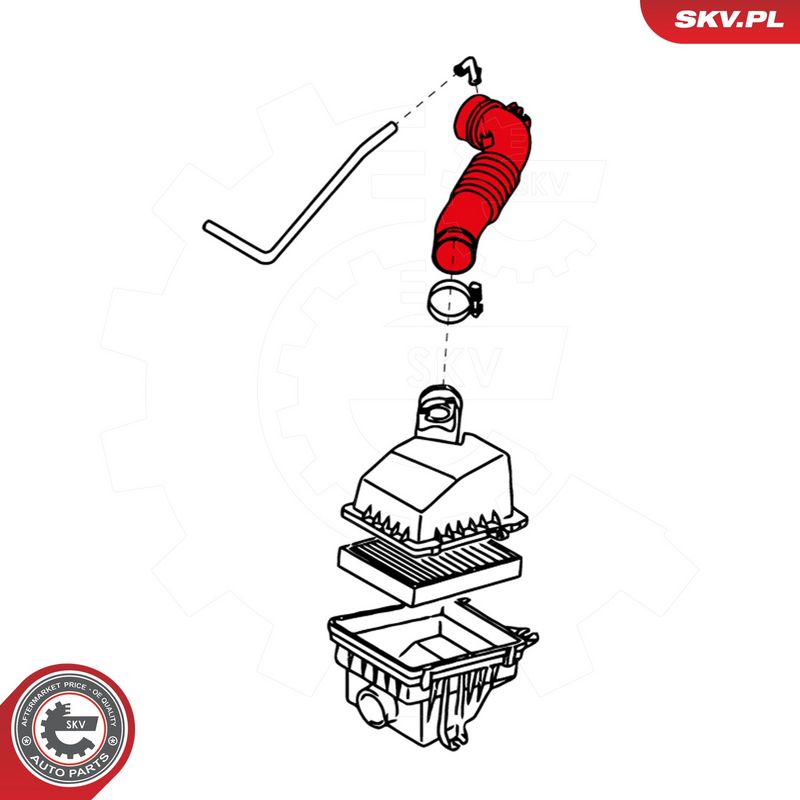 Õhutoru, õhufilter, ESEN SKV 24SKV482