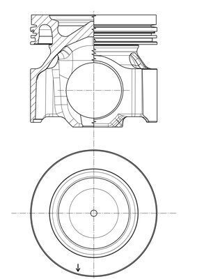 Piston MAHLE 007 PI 00178 000