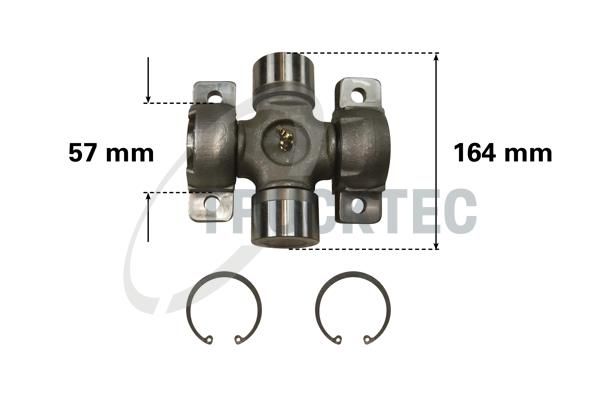 TRUCKTEC AUTOMOTIVE 04.40.007 - Kardaninio veleno jungtis