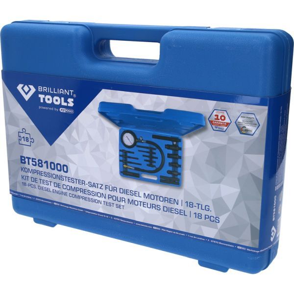 Kompressioonirõhu testimiskomplekt, KS TOOLS BT581000