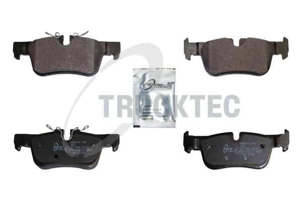 TRUCKTEC AUTOMOTIVE Stabdžių trinkelių rinkinys, diskinis stabdys