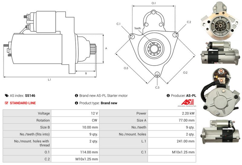 AS-PL S5146 Starter