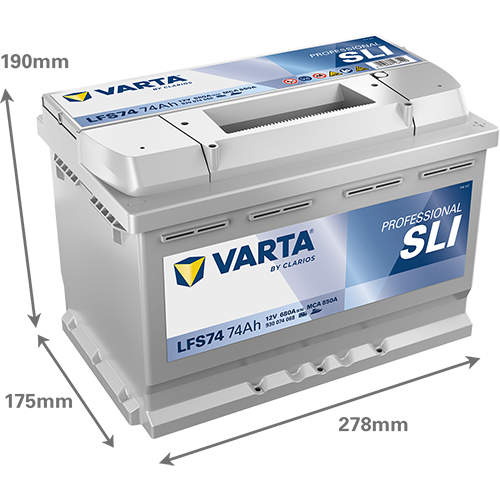 VARTA 930074068K312 Starter Battery