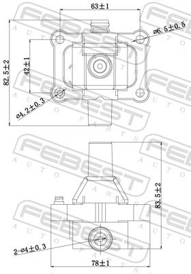 FEBEST 16640-001 Ignition Coil