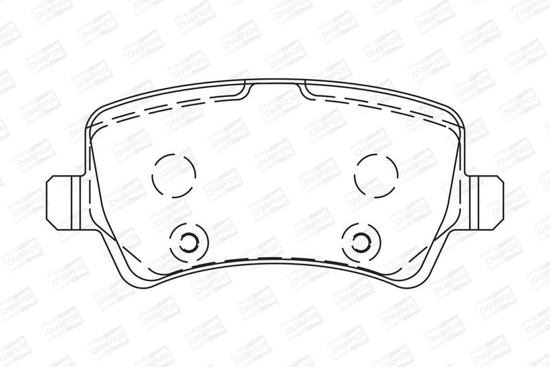 CHAMPION Plaquettes de frein à disque 573748CH