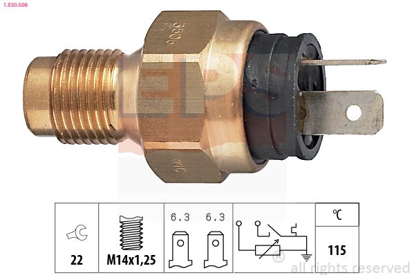 Sensor, temperatura del refrigerante