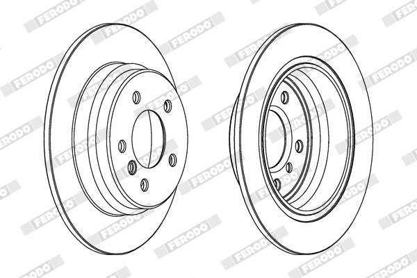 FERODO DDF835 Brake Disc