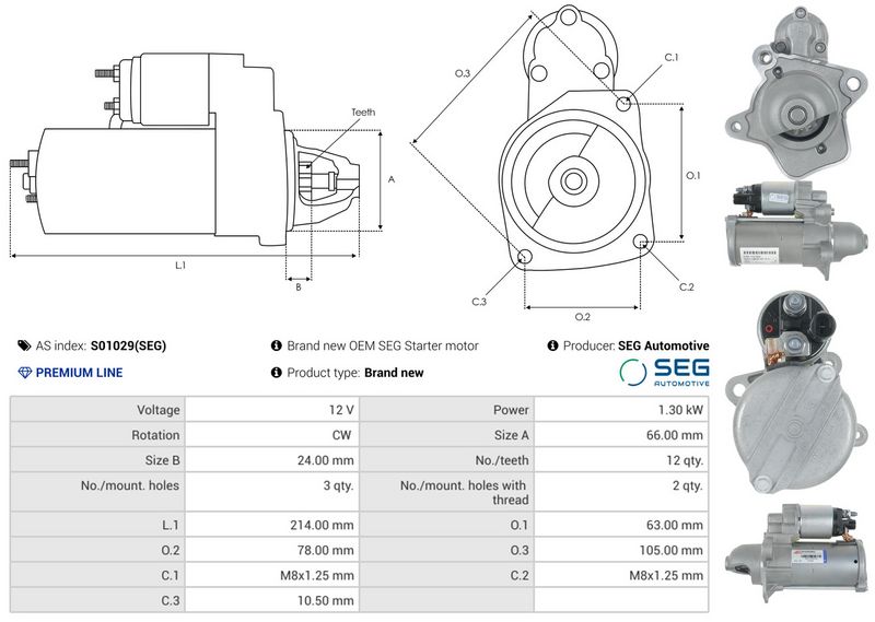 AS-PL S01029(SEG) Starter