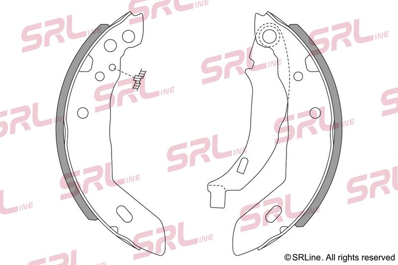 Brake shoe set