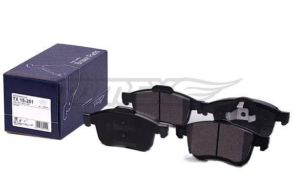 TOMEX Brakes TX 15-251 Комплект гальмівних накладок, дискове гальмо