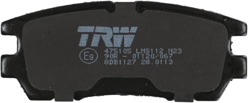 TRW GDB1127 Brake Pad Set, disc brake