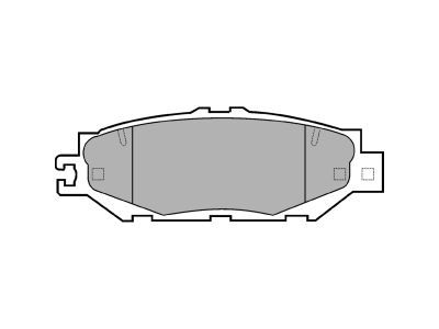 DELPHI LP939 Brake Pad Set, disc brake