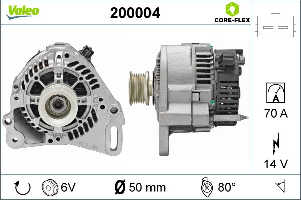 VALEO Dynamo / Alternator 200004