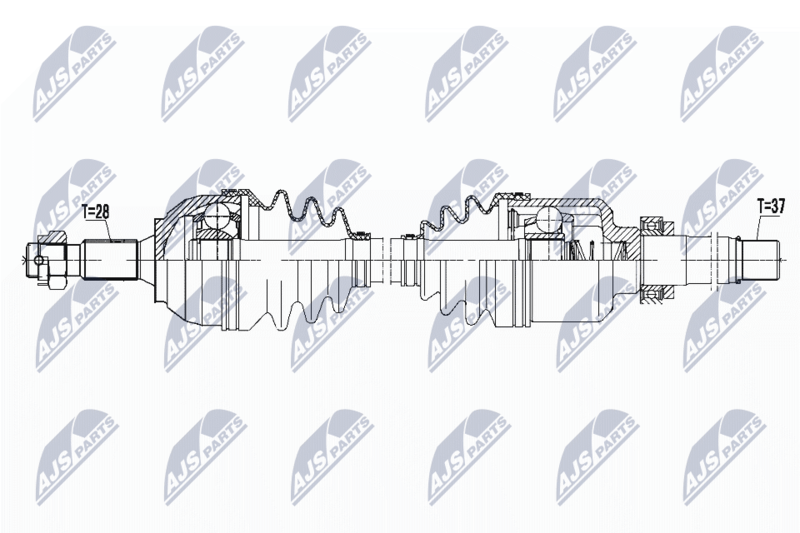 NTY hajtótengely NPW-PE-041