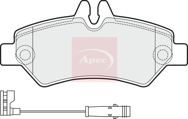 APEC Brake Pad Set, disc brake PAD1516