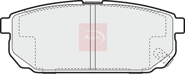 APEC Brake Pad Set, disc brake PAD1331