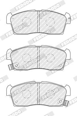 FERODO FDB1812 Brake Pad Set, disc brake