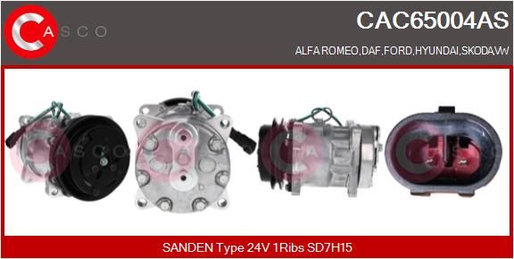 Kompresor, klimatizace CAC65004AS