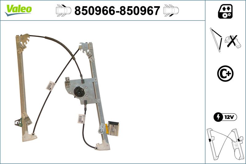 Podizač prozorskog stakla VALEO 850966