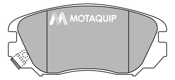 MOTAQUIP fékbetétkészlet, tárcsafék LVXL1393