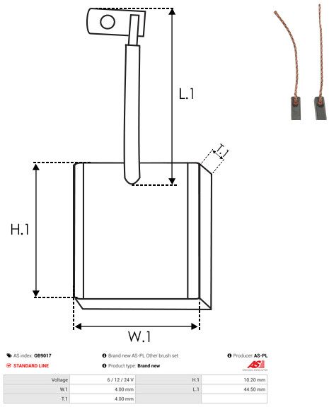 Süsinikuhari, generaator, AS-PL OB9017