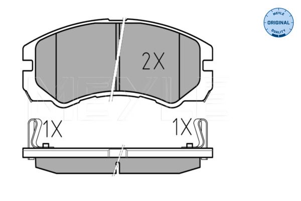 MEYLE 025 218 4516/W Brake Pad Set, disc brake