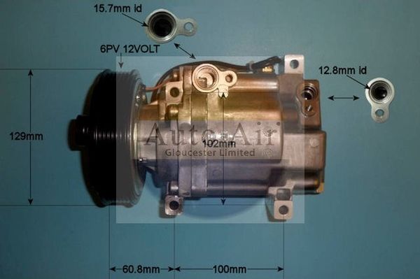 Auto Air Gloucester Compressor, air conditioning 14-0080P