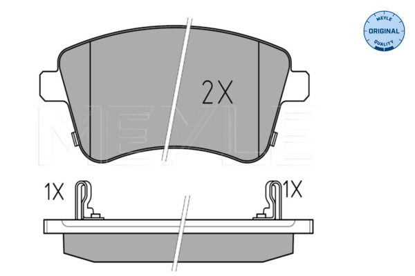 MEYLE 025 251 8419/W Brake Pad Set, disc brake