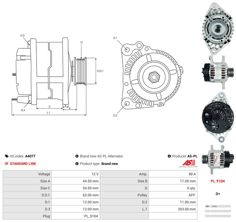 Generaator, AS-PL A4077