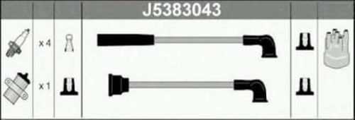 NIPPARTS gyújtókábelkészlet J5383043