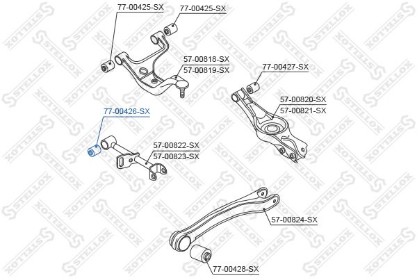 STELLOX 77-00426-SX Mounting, control/trailing arm