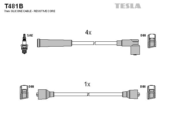 Комплект электропроводки TESLA