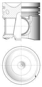 Product Image - Zuiger - 40726600 - KOLBENSCHMIDT