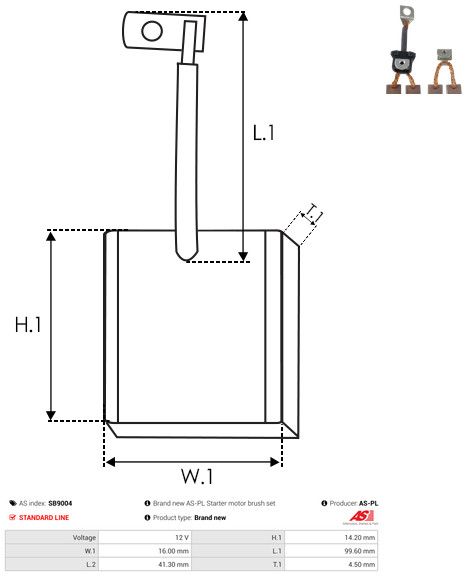 Süsinikuhari, starter, AS-PL SB9004